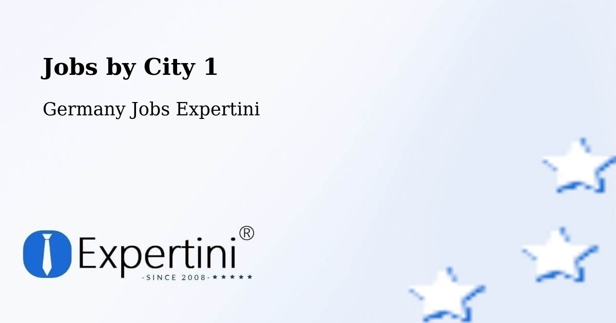City Jobs in Germany - Expertini
