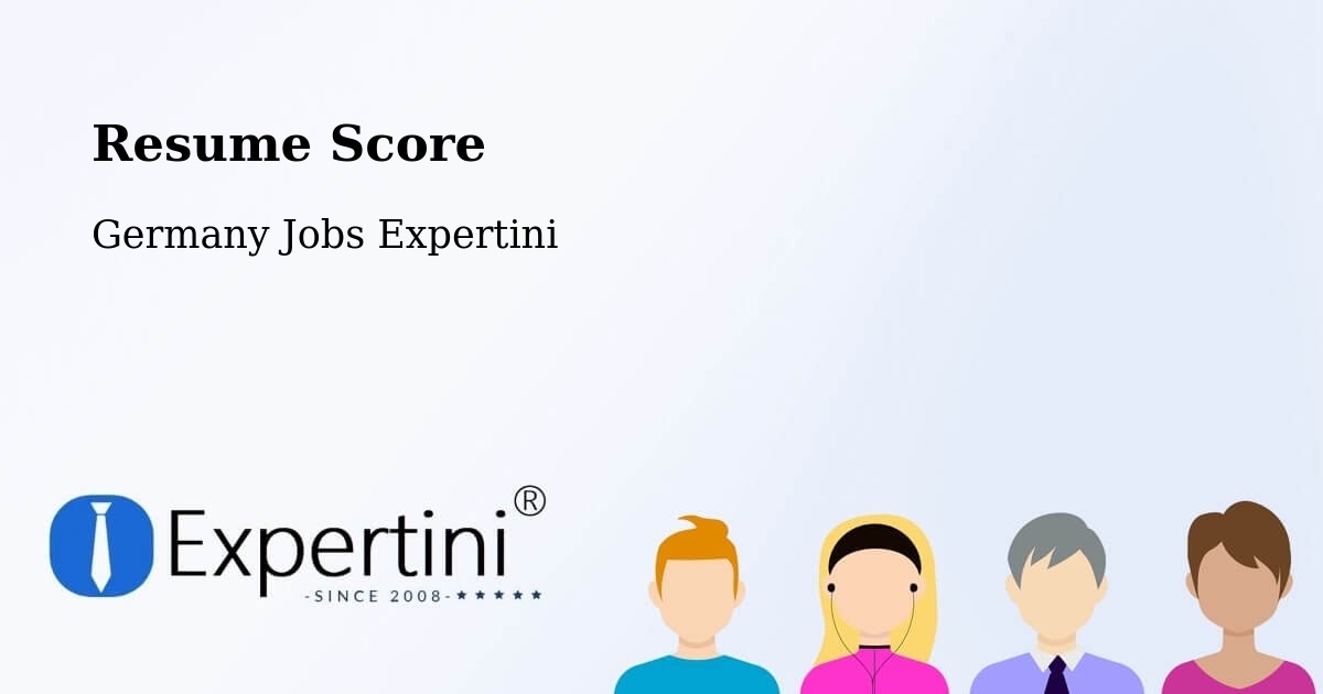 Resume Score & Job Description Match Tool – Bargteheide - Germany Jobs Expertini